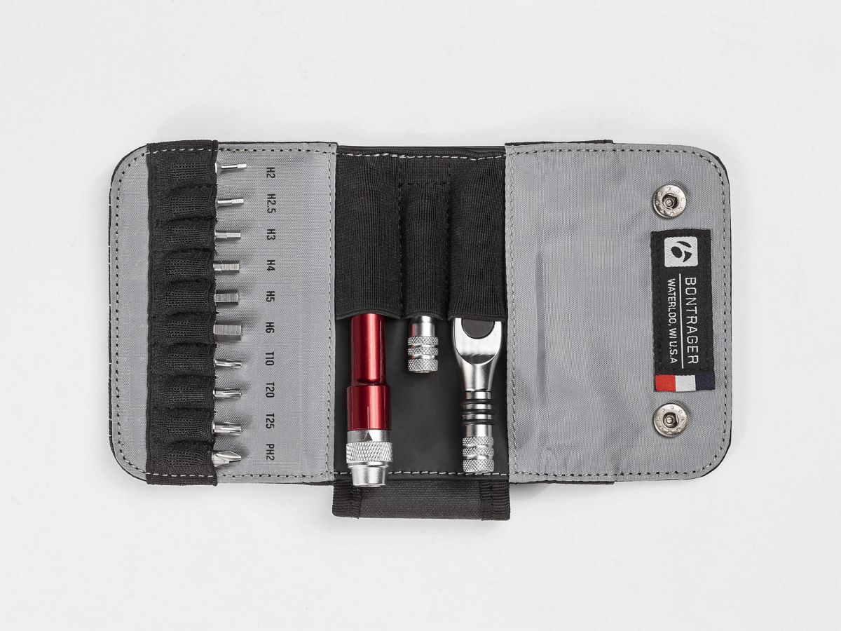 Here’s Bontrager's New Ratchet MultiTool and Spring Roll Seat Bag