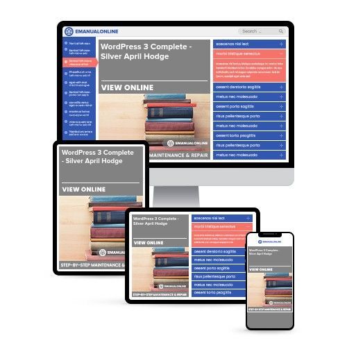 WordPress 3 Complete - Silver April Hodge - Online Manuals by eManualOnline