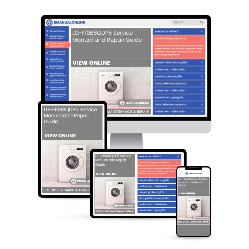 LG-F10B8QDP5 Service Manual and Repair Guide - Online Manuals by eManualOnline