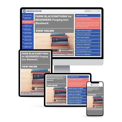 FARM BLACKSMITHING for BEGINNERS Forging Iron Steelwork - Online Manuals by eManualOnline