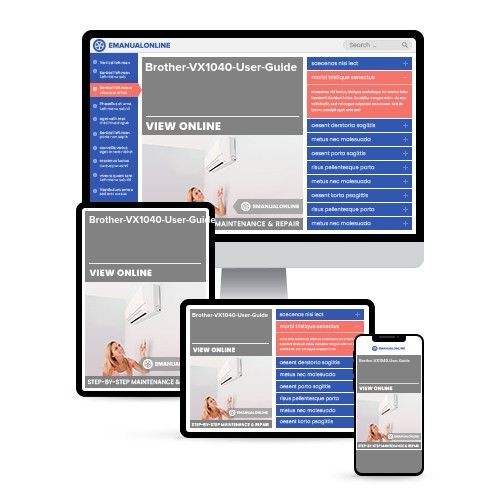 Brother-VX1040-User-Guide - Online Manuals by eManualOnline