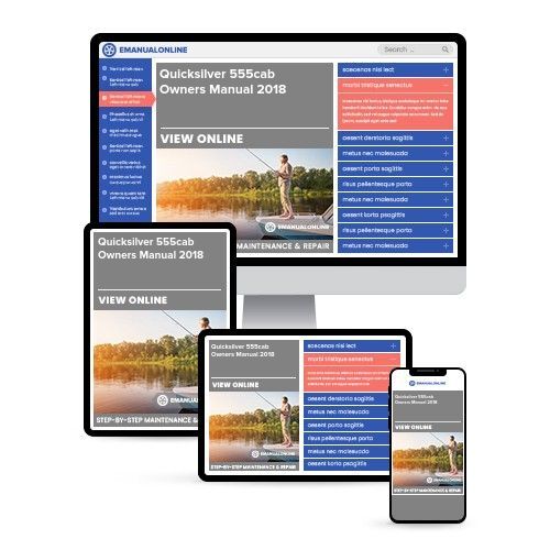 Quicksilver 555cab Owners Manual 2018 - Online Manuals by eManualOnline