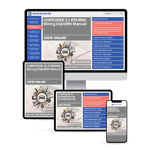 CHEROKEE XJ EINGINE Wiring DIAGRM Manual - Online Manuals by eManualOnline
