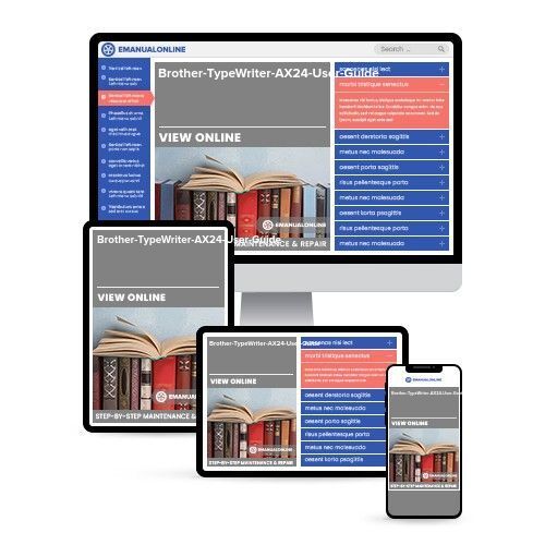 Brother-TypeWriter-AX24-User-Guide