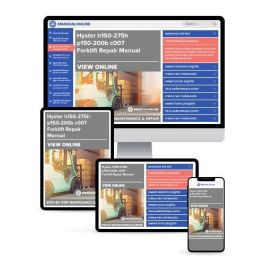 Hyster h150 275h p150 200b c007 Forklift Repair Manual