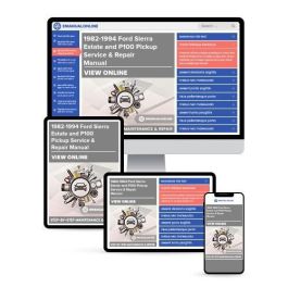 1982 1994 Ford Sierra Estate P100 Pickup Service & Repair Manual