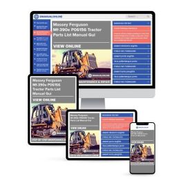 Massey Ferguson Mf 390e P06156 Tractor Parts List Manual Gui